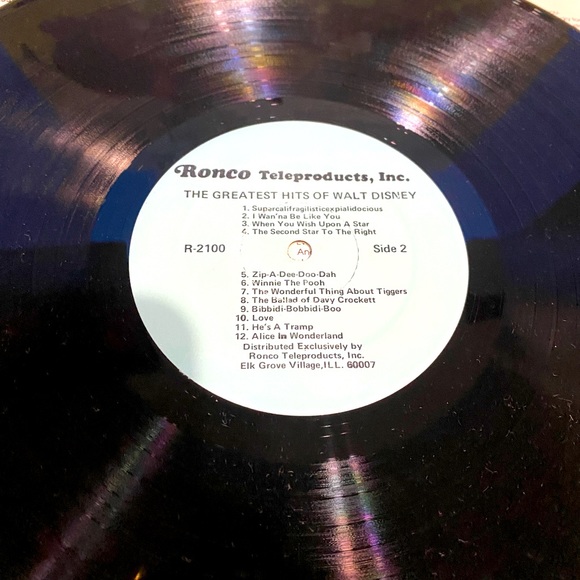 WALT DISNEY 1976 THE GREATEST HITS OF WALT DISNEY VINYL RECORD 24 SONGS RONCO - Picture 13 of 15